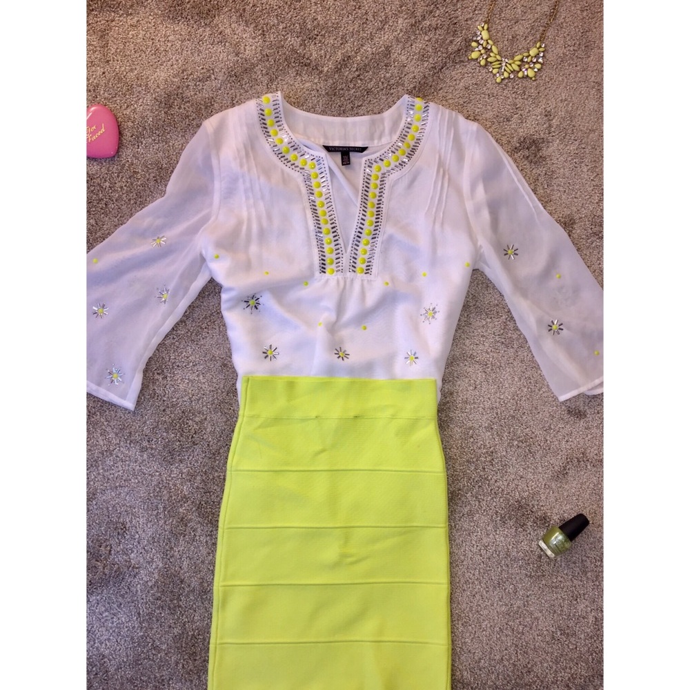 COMING SOON!! Embellished Blouse and Pencil Skirt